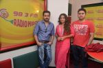 Vidya Balan, Emraan Hashmi snapped in Anita Dongre on the sets of Radio Mirchi on 21st May 2015